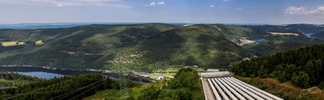 Panorama vom Turm Oberbecken