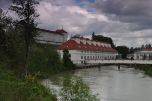 WKW Töging am Inn (ca. 85MW), Wasserschloss, Druckrohre, Krafthaus