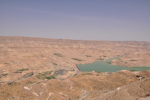 Wadi Al-Mujib-Damm Jordanien - südlich von Amman